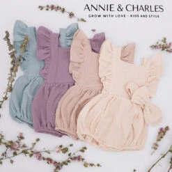 Annie & Charles® Baby Bloomer Mit Haarband Bio-Baumwolle -Annie & Charles 15 8d2b3147 45b3 4b7f 92c6 4c8def6173b7 Photoroom