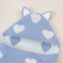 Annie & Charles® Gestrickter Schlafsack Mit Herzen -Annie & Charles 1614915618317