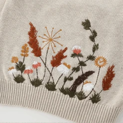 Annie & Charles® Gestrickter Pullover Mit Floralem Stick -Annie & Charles 4 6df53d5b 3b36 4699 ba56 88d1c325e2a7