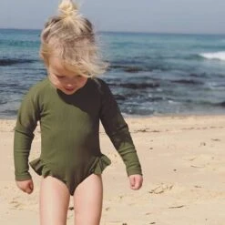 Annie & Charles® Langärmeliger Badeanzug