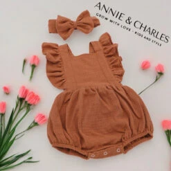 Annie & Charles® Baby Bloomer Mit Haarband Bio-Baumwolle -Annie & Charles 7 4913c5b0 e476 42f1 ab24 6322fea58367 Photoroom