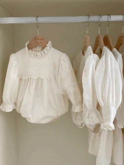 Annie & Charles® Bloomer Aus Bio-Baumwolle Mit Kragen