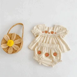 Annie & Charles® Kinder Kleidung Set Sommer BLUME -Annie & Charles 8 2a413cf1 e8a5 4f1e 953f 37fd3fccec90