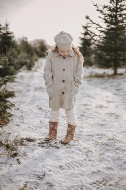 Annie & Charles® Premium Wolle Mantel LEA