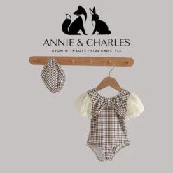Annie & Charles® Badeanzugset Mit Haube EVE